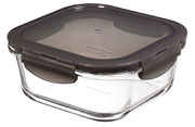 LocknLock oven glass, lid grey, square 750 ml
