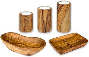 New olive wood items