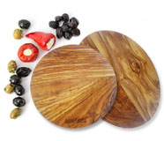 magnetic coaster olive wood